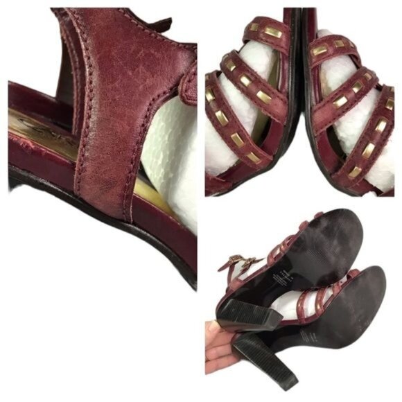 Carlos Santana Ginseng studded sandal heels 7 - Picture 7 of 9